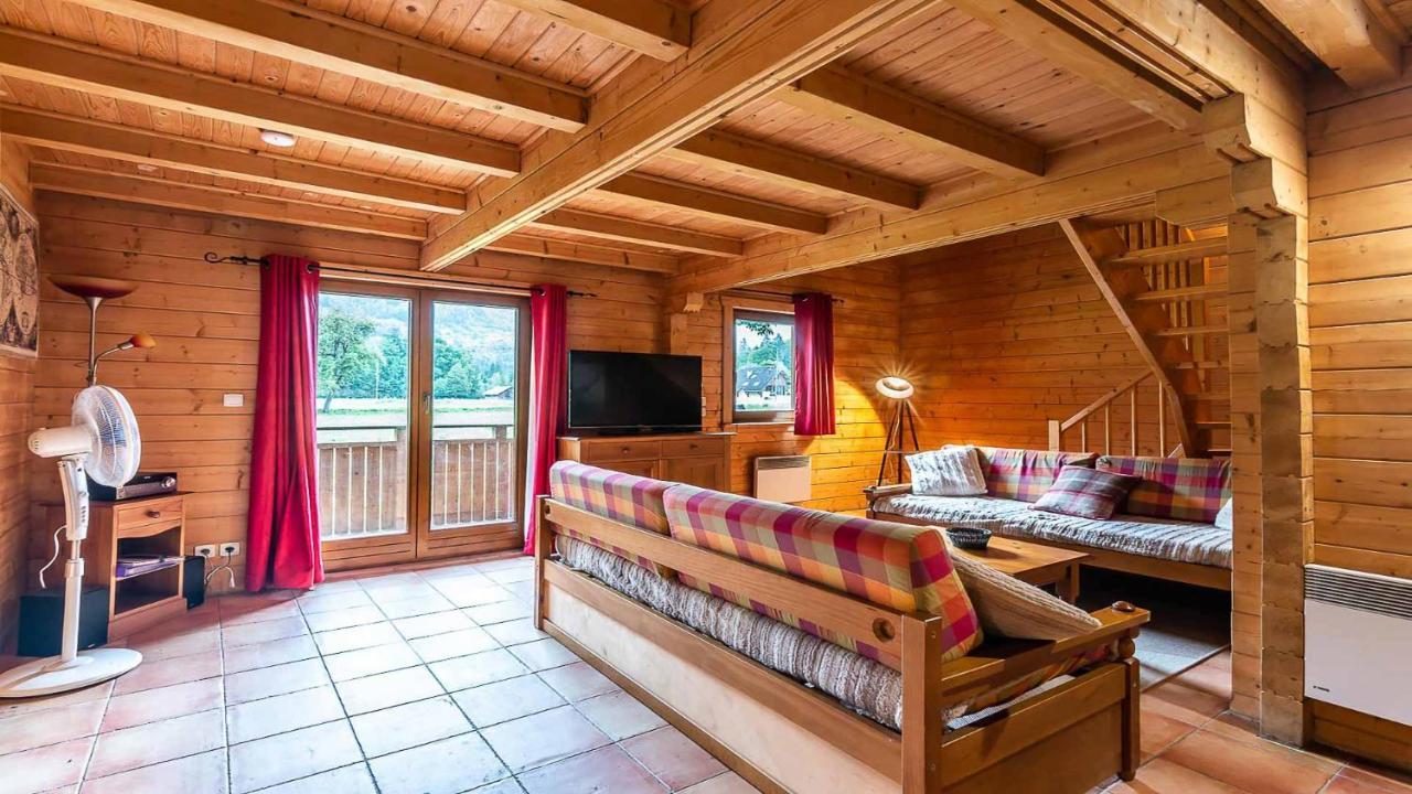 Bois De Champelle- 94 Magnifique Chalet-10 Pers Morillon Exterior foto